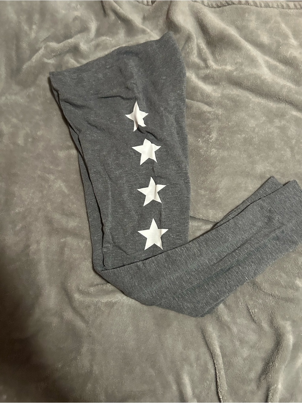Express Dark Gray Joggers with White Star Details